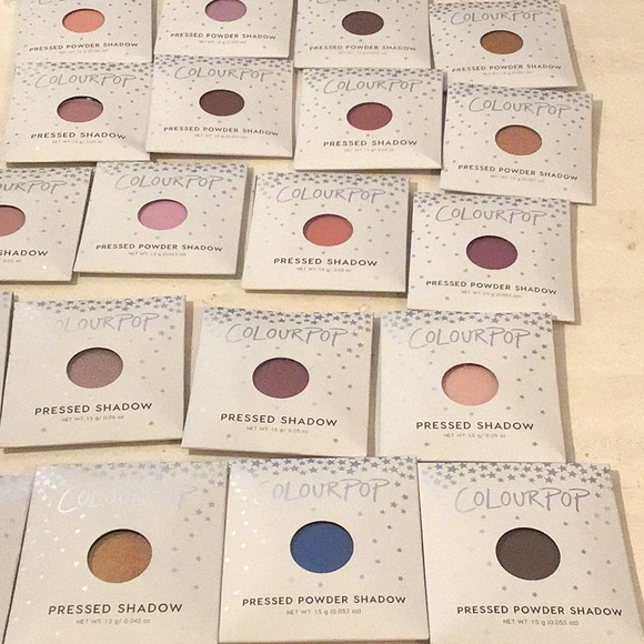 Colourpop Pressed Powder Eye Shadow New In Box lot 22 + Magnetic palette All New - Picture 3 of 9